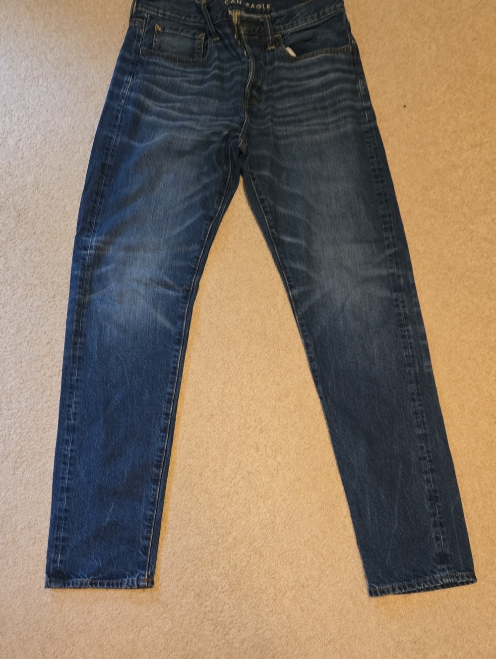 American Eagle Men's 28 X 32 Button Fly Athletic Fit Jeans
